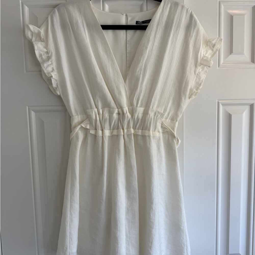 Zara White Mini Dress